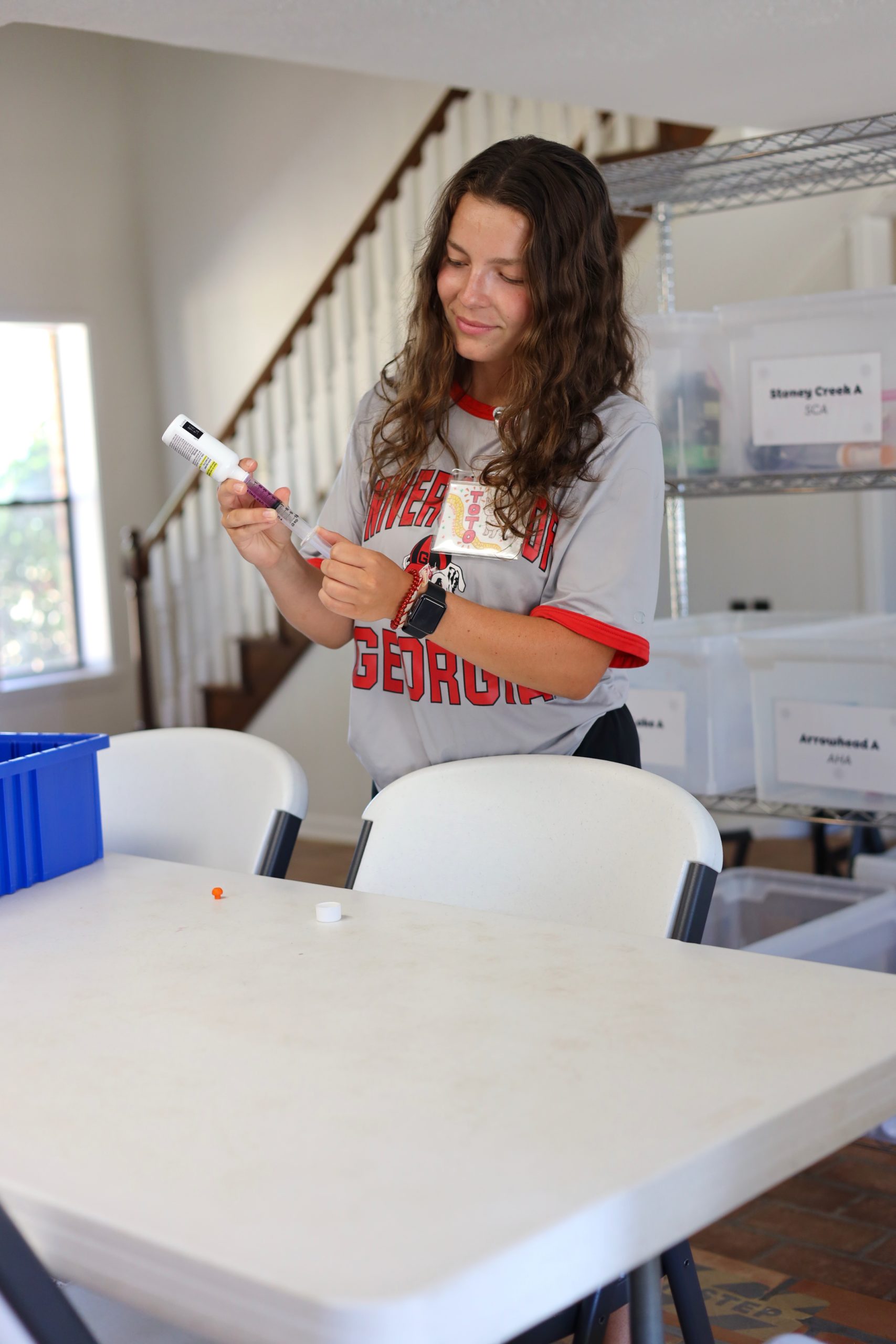 toto, action shot, needle, Clinic Shoot, July 25, 2022